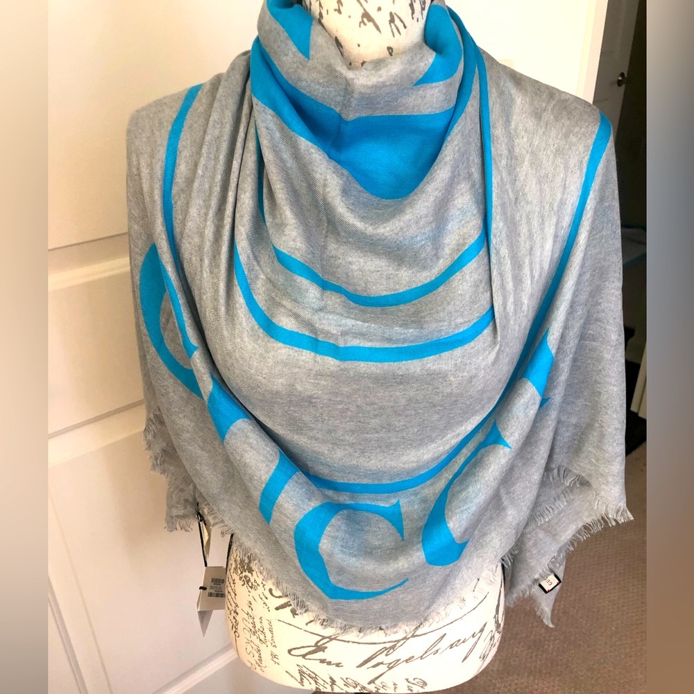 Gucci silk modal shawl NWT